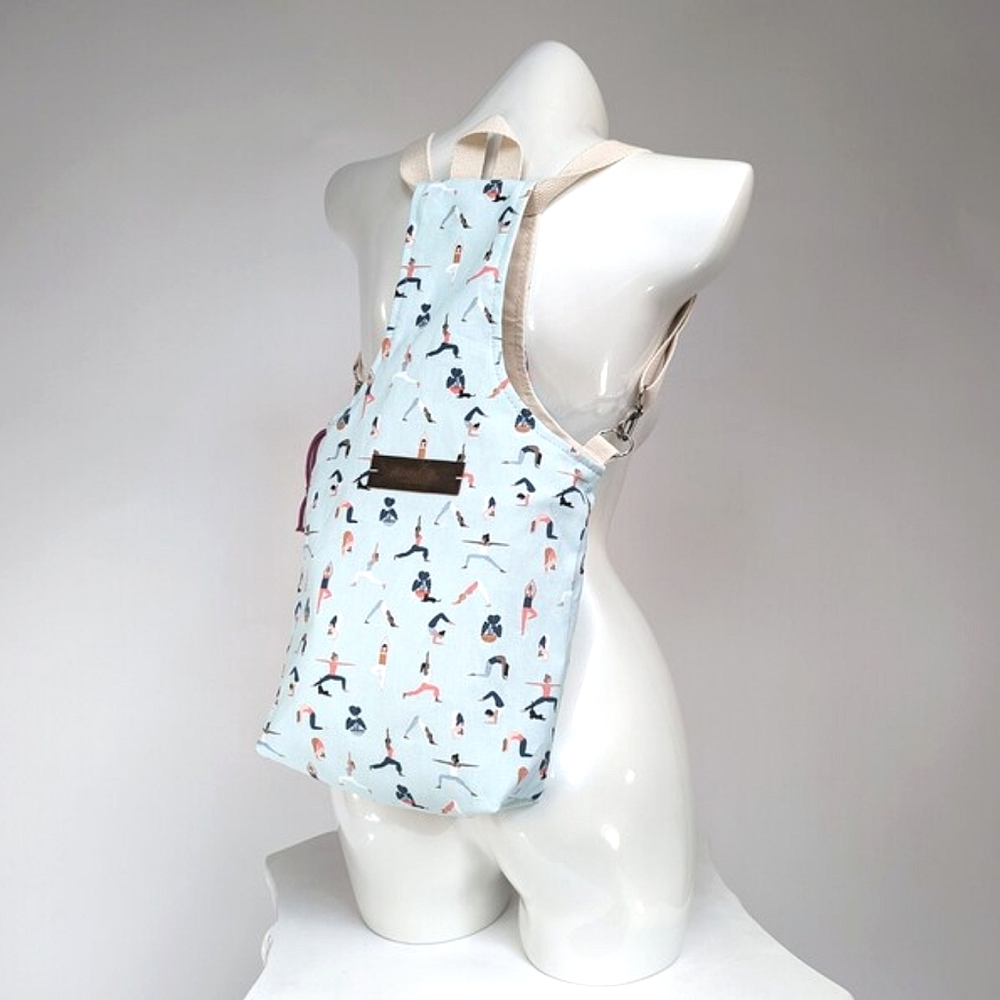 Original BAGpack Slim – Handmade Convertible Mini Backpack with Zipper & Pockets